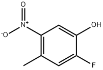 2-Fluoro-4-methyl-5-nitrophenol Struktur