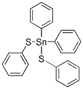 Diphenylbis(phenylthio)stannane Struktur