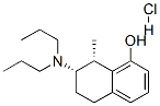 1-Naphthalenol, 7-(dipropylamino)-5,6,7,8-tetrahydro-8-methyl-, hydroc hloride, (7S-cis)- Struktur