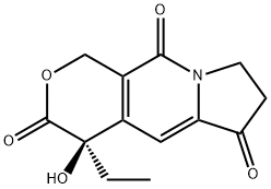 (R)-4-乙基-4-羥基-7,8-二氫-1H-吡喃并[3,4-F]吲哚嗪-3,6,10(4H)-三酮, 110351-91-2, 結(jié)構(gòu)式