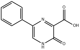 3-OXO-6-PHENYL-3,4-DIHYDROPYRAZINE-2-CARBOXYLIC ACID Struktur