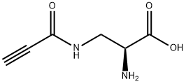 L-Alanine, 3-[(1-oxo-2-propynyl)amino]- (9CI) Struktur