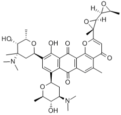 Hedamycin  Struktur