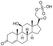 corticosterone sulfate Struktur