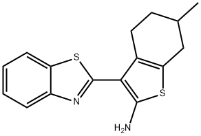 [3-(1,3-Benzothiazol-2-yl)-6-methyl-4,5,6,7-tetrahydro-1-benzothien-2-yl]amine Struktur