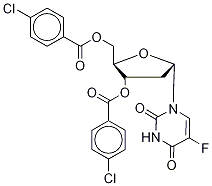 3,5-Di-O-p-chlorobenzoyl α-Floxuridine Struktur