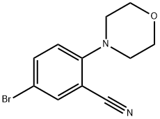 5-BroMo-2-(Morpholino)benzonitrile Struktur