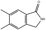 5,6-DIMETHYL-2,3-DIHYDRO-ISOINDOL-1-ONE Struktur