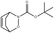 2-Oxa-3-azabicyclo[2.2.2]oct-5-ene-3-carboxylic acid, 1,1-diMethylethyl ester Struktur