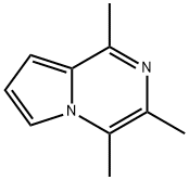 Pyrrolo[1,2-a]pyrazine,  1,3,4-trimethyl- Struktur