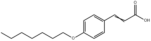 3-[4-(Heptyloxy)phenyl]-2-propenoic acid Struktur