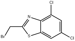 2-(BROMOMETHYL)-4,6-DICHLOROBENZOTHIAZOLE Struktur