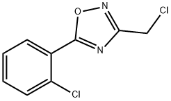 3-(CHLOROMETHYL)-5-(2-CHLOROPHENYL)-1,2,4-OXADIAZOLE Struktur