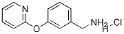 3-(PYRIDIN-2-YLOXY)BENZYLAMINE HCL Struktur