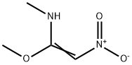 1-METHOXY-1-METHYLAMINO-2-NITROETHYLENE Struktur