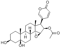 3β,5β-ジヒドロキシ-16β-アセトキシ-14,15β-エポキシ-5β-ブファ-20,22-ジエノリド