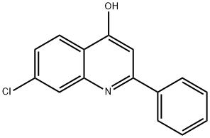 7-CHLORO-2-PHENYL-4-QUINOLINOL Struktur