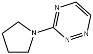 1,2,4-Triazine,3-(1-pyrrolidinyl)- Struktur