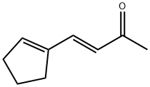 3-Buten-2-one, 4-(1-cyclopenten-1-yl)-, (E)- (9CI) Struktur