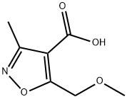 Methyl 5-(MethoxyMethyl)-3-Methylisoxazol-4-carboxylate Struktur