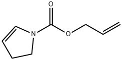 1H-Pyrrole-1-carboxylicacid,2,3-dihydro-,2-propenylester(9CI) Struktur