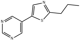 2-Propyl-5-(pyrimidin-5-yl)thiazole Struktur