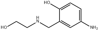 HYDROXYETHYLAMINOMETHYL-PARA-AMINOPHENOL Struktur