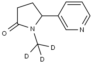 (+/-)-COTININE-D3 Struktur