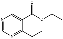 ETHYL-4-ETHYL-5-PYRIMIDINE CARBOXYLATE Struktur