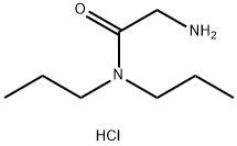 2-Amino-N,N-dipropylacetamide hydrochloride Struktur