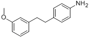 BENZENAMINE, 4-[2-(3-METHOXYPHENYL)ETHYL]- Struktur