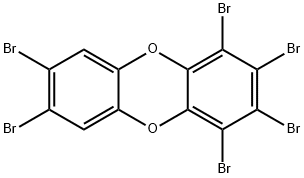 1,2,3,4,7,8-HEXABROMODIBENZO-PARA-DIOXIN Struktur