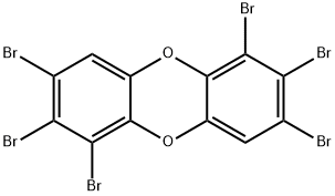 1,2,3,6,7,8-HEXABROMODIBENZO-PARA-DIOXIN Struktur