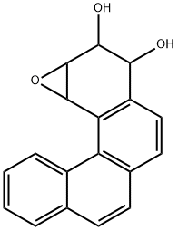 1,2-epoxy-3,4-dihydroxy-1,2,3,4-tetrahydrobenzo(c)phenanthrene Struktur