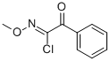 Benzeneethanimidoyl chloride, N-methoxy-alpha-oxo-, (Z)- (9CI) Struktur