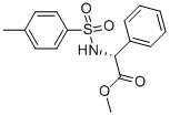 METHYL N-P-TOLUENESULFONYL-D-2-PHENYLGLYCINATE
 Struktur