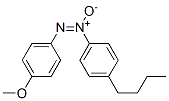 4-butyl-4'-methoxyazoxybenzene  Struktur