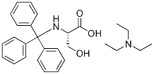 L-Serine, N-(triphenylMethyl)-, coMpd. with N,N-diethylethanaMine (1:1) Struktur