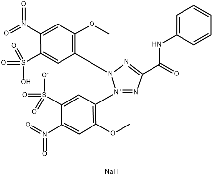 5-(フェニルアミノカルボニル)-2-(2-メトキシ-4-ニトロ-5-ソジオオキシスルホニルフェニル)-3-(2-メトキシ-4-ニトロ-5-スルホナトフェニル)-2H-テトラゾール-3-イウム price.