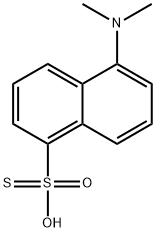 5-dimethylamino-1-naphthalenethiosulfonate Struktur