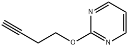 Pyrimidine, 2-(3-butynyloxy)- (9CI) Struktur