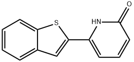 6-[Benzo(b)thiophen-2-yl]-2-hydroxypyridine Struktur