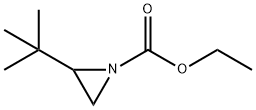 1-Aziridinecarboxylic  acid,  2-(1,1-dimethylethyl)-,  ethyl  ester Struktur