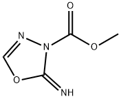 1,3,4-Oxadiazole-3(2H)-carboxylicacid,2-imino-,methylester(9CI) Struktur