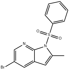 5-Bromo-2-methyl-1-(phenylsulfonyl)-1H-pyrrolo[2,3-b]pyridine