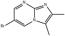 6-broMo-2,3-diMethyliMidazo[1,2-a]pyriMidine Struktur