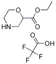 Ethyl Morpholine-2-carboxylate trifluoro-acetic acid Struktur