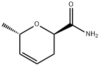 2H-Pyran-2-carboxamide,3,6-dihydro-6-methyl-,trans-(9CI) Struktur