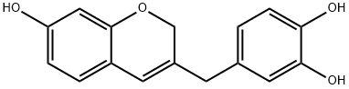 7,3',4'-Trihydroxy-3-benzyl-2H-chroMene Struktur