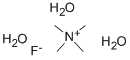 Tetramethylammonium fluoride trihydrate Struktur